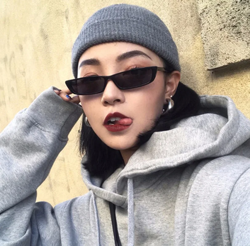 Очки солнцезащитные женские прямоугольные винтажные брендовые дизайнерские