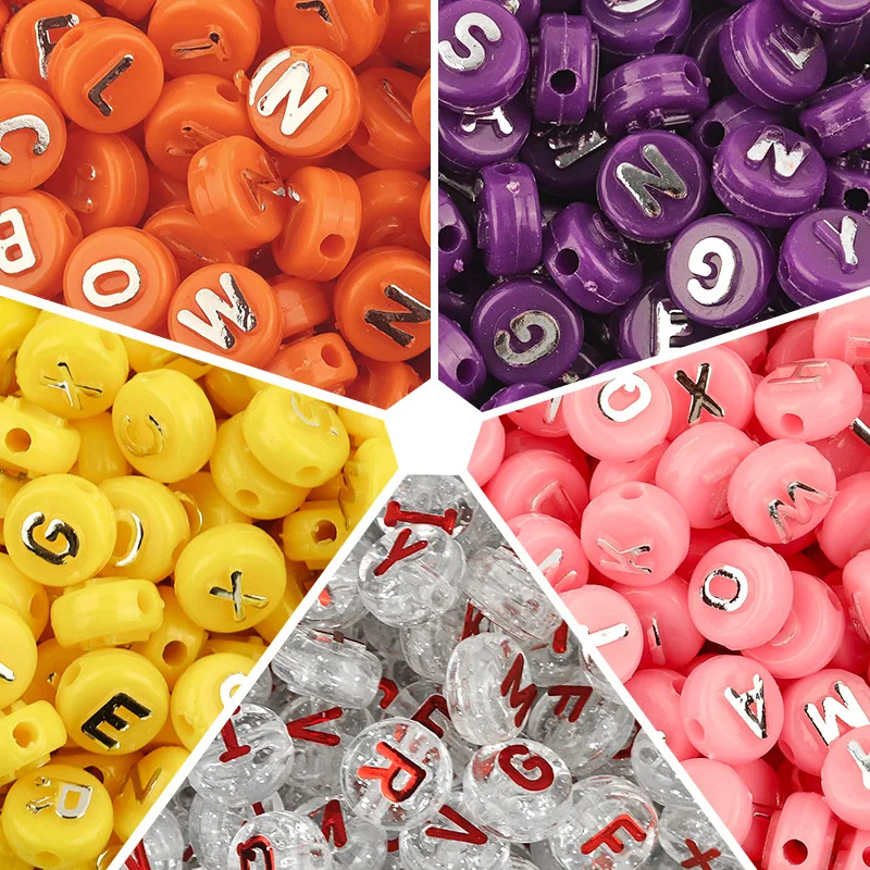 

Золотистые/Серебристые круглые плоские бусины, 10 мм, 50/100 шт.