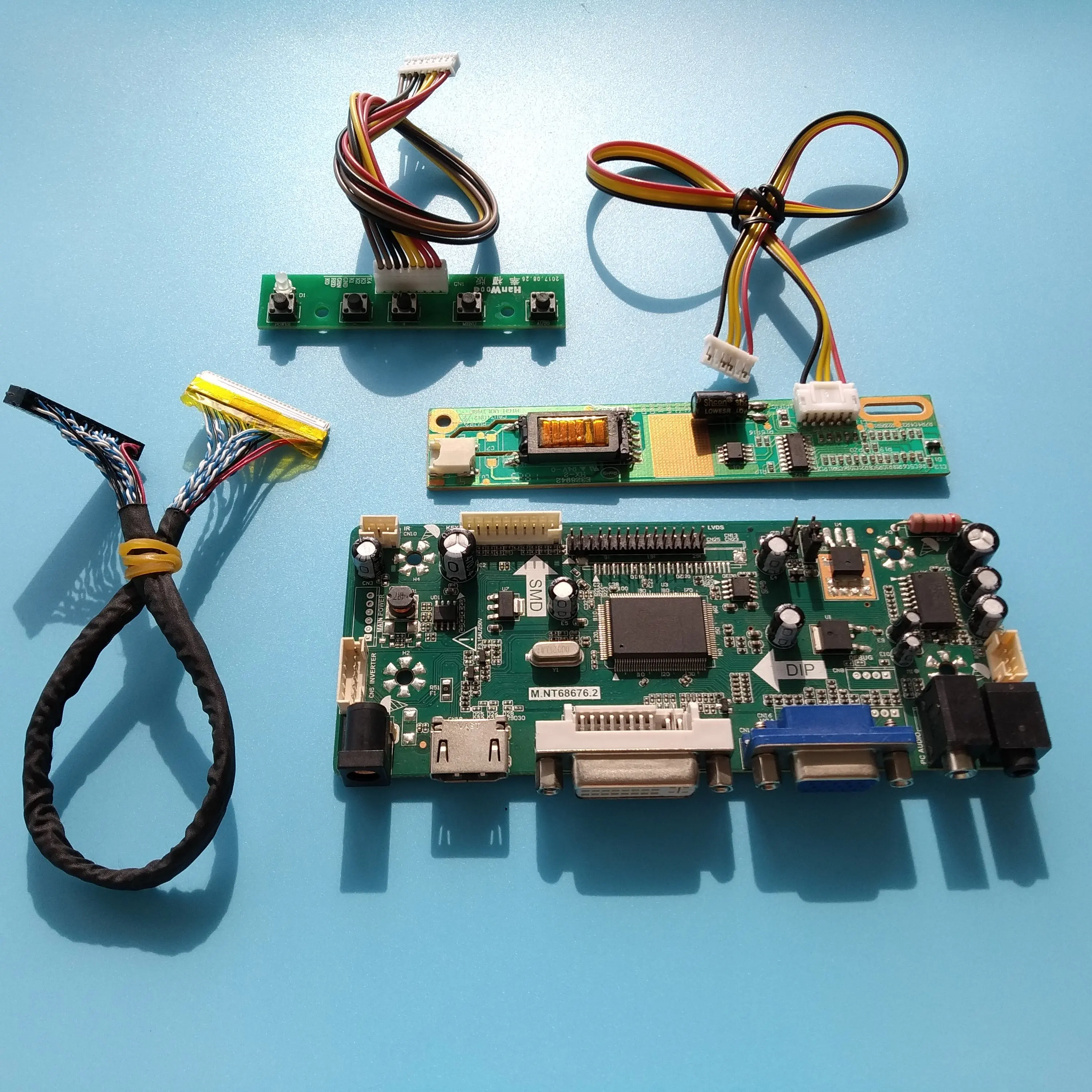 M.NT68676 для B156XW01 V0/V1/V2 1366X768 панель 15 6 &quotHDMI-совместимый DVI VGA LCD DIY контроллер платы