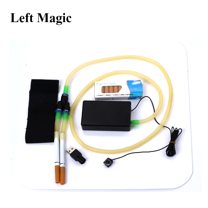 

Super Foot Control Electronic Double Tube Spray Smoke Device (10 Pcs Cartridges)- Magic Tricks The Mist Ultra Smoke Stage Magic