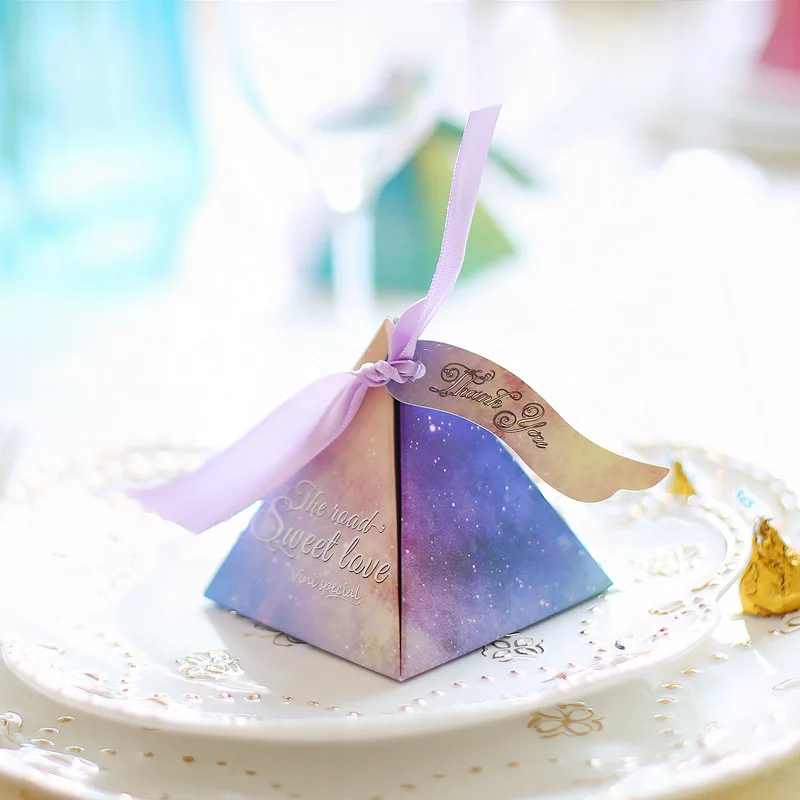 Бумажная коробка со свадебными сувенирами подарочные коробки для сладостей
