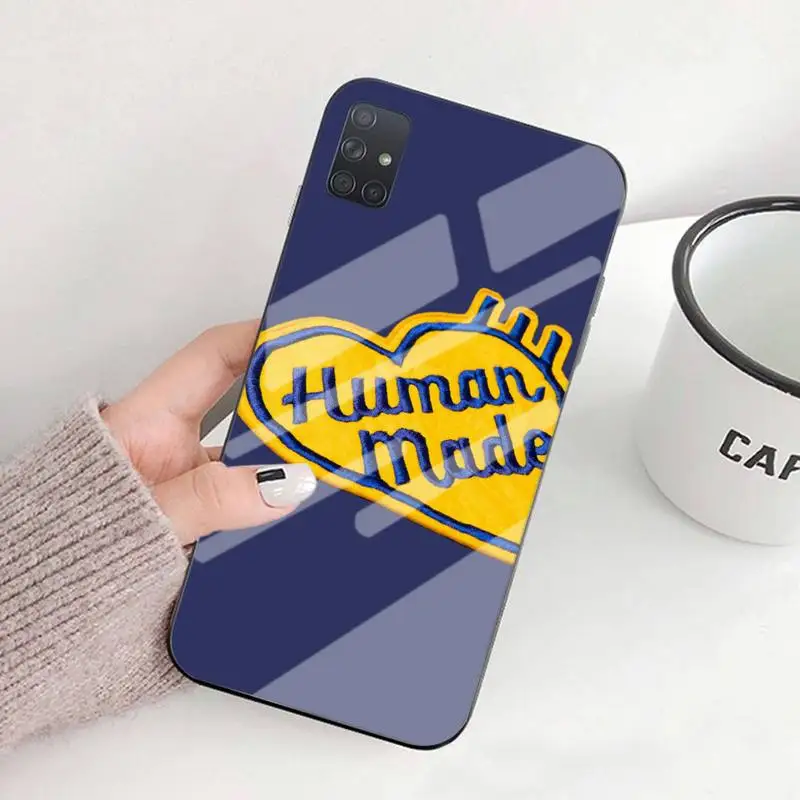 

Phone Case For Samsung S6 7edge 8 9 10e 20plus S20 Ultra Note8 9 10pro A72018 Tempered Glass Japan Brand HUMAN MADE Tiger Duck