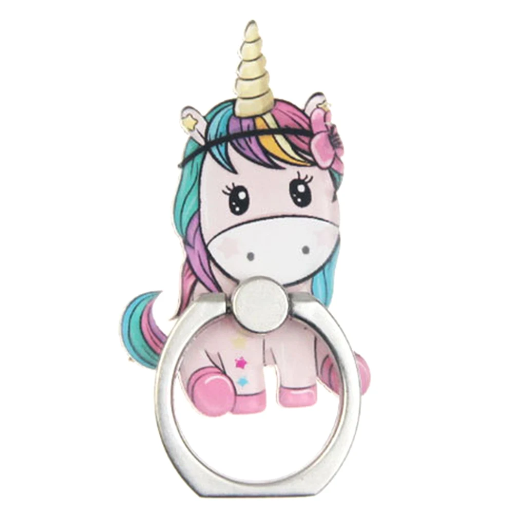 

UVR Unicorn Mobile Phone Stand Holder Unicorn Finger Ring Mobile Smartphone Holder Stand For iPhone Xiaomi Huawei All Phone