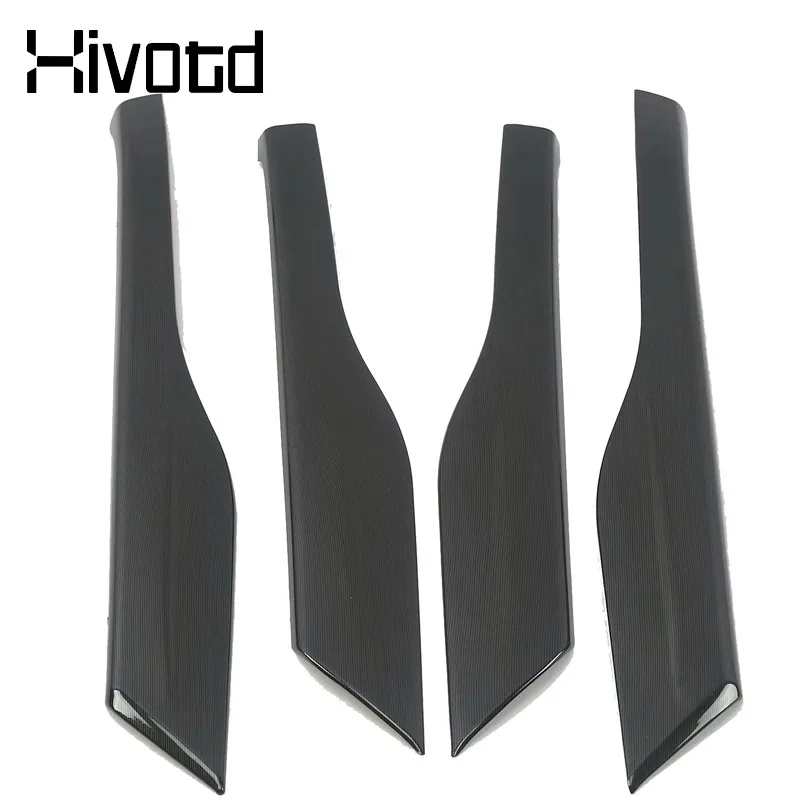 

ABS внутренняя дверь автомобиля, боковая пластина, наклейка, накладка, декоративные стили, детали, аксессуары для интерьера для Mitsubishi Outlander 3 2020