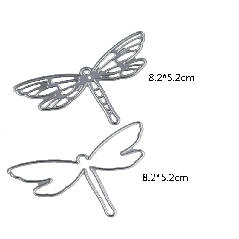 dragonfly dies Бабочка высечки Русалка металлические высечки листья высечки ремесло высечки для бумажные карточки для скрапбукинга украшения - Цвет: dragonfly dies