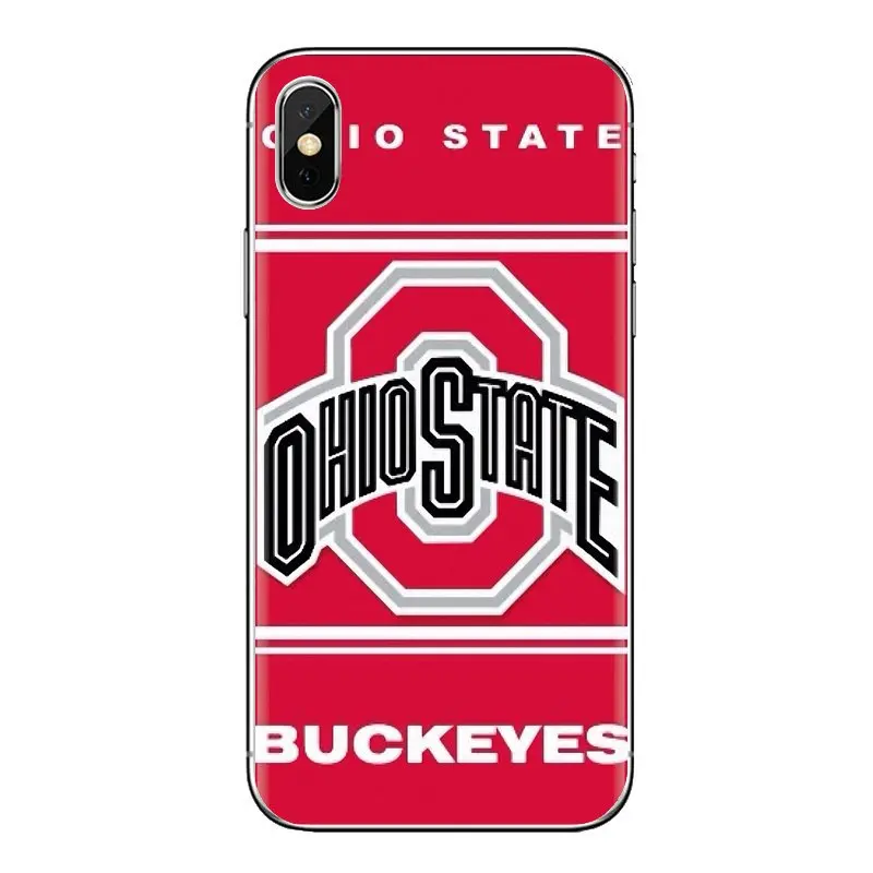 OHIO STATE BUCKEYES Silicone Phone Skin Case For Huawei Honor 7X V10 6C V9 6A Play 9 Mate 10 Pro Y7 Y5 P8 P10 Lite Plus GR5 2017 |