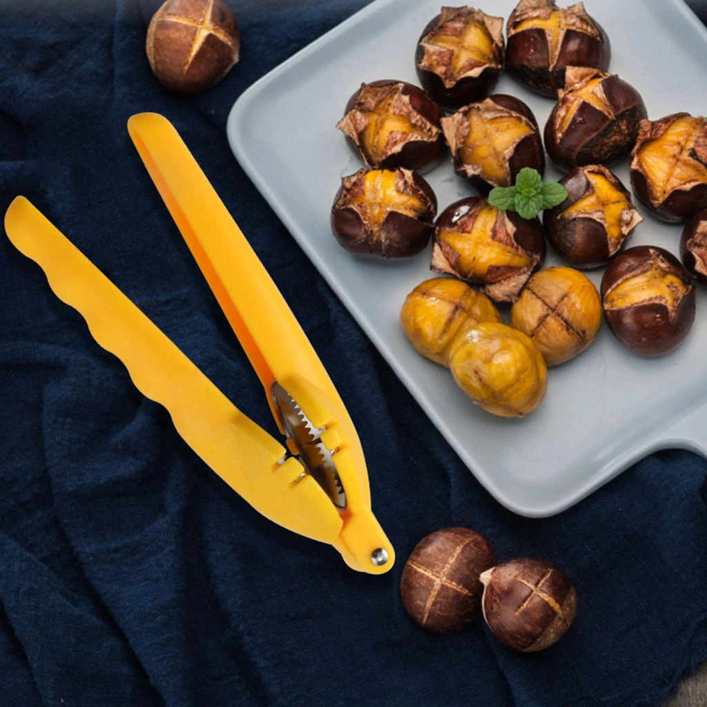 Креативный пластиковый зажим из нержавеющей стали для орехов щипцы кухонный