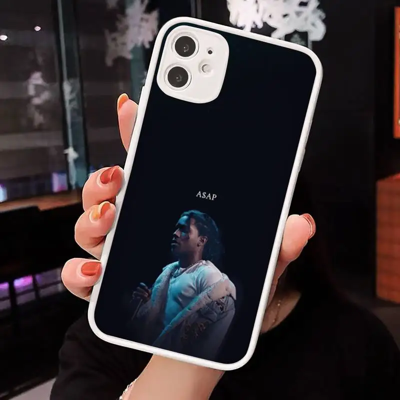 

Reayou ASAP Rocky Rapper Phone Cases Matte Transparent for iPhone 7 8 11 12 s mini pro X XS XR MAX Plus cover funda shell