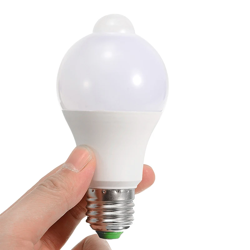 1 шт. светодиодный лампы светильник лампочка с радар движения Сенсор детектор 12W