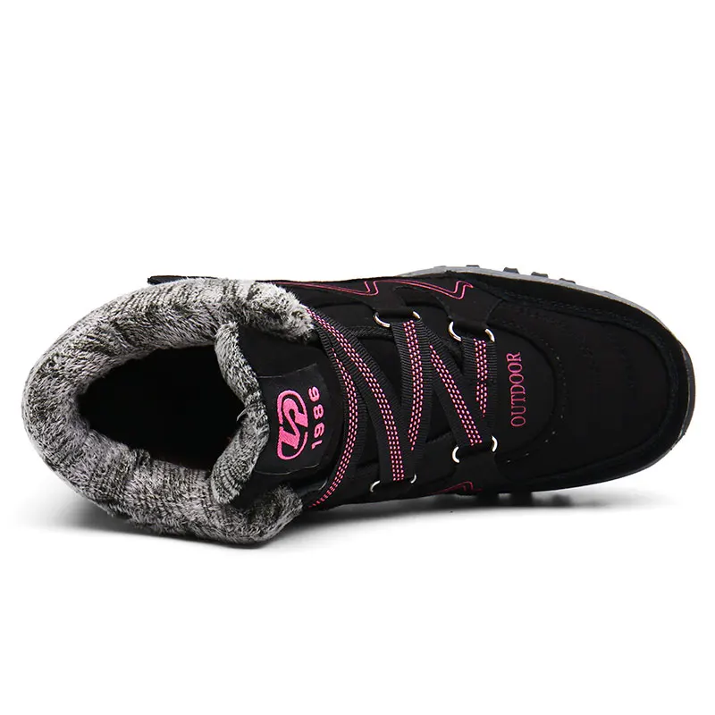 woman snow boots 2020 winter warm plush women shoes waterproof casual fahsion ankle ladies plus size 35-42 | Обувь