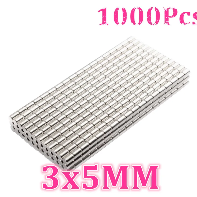 1000 шт. неодимовые магниты N35 NdFeB небольшие круглые 3x1 3x2 3x3 3x5 мм|neodymium magnet|magnet