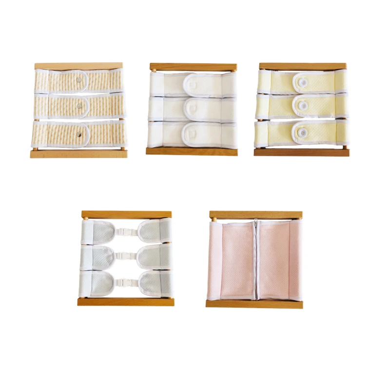 Деревянные рамы Монтессори Zip/ Button/ Snap/ Velcro/ Buckle практичные спасательные материалы детские базовые навыки Обучающие ресурсы