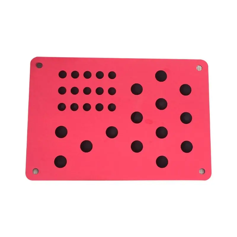 

Universal Aluminum Car Floor Mat Patch Non-slip Heel Plate Footrest Pedal