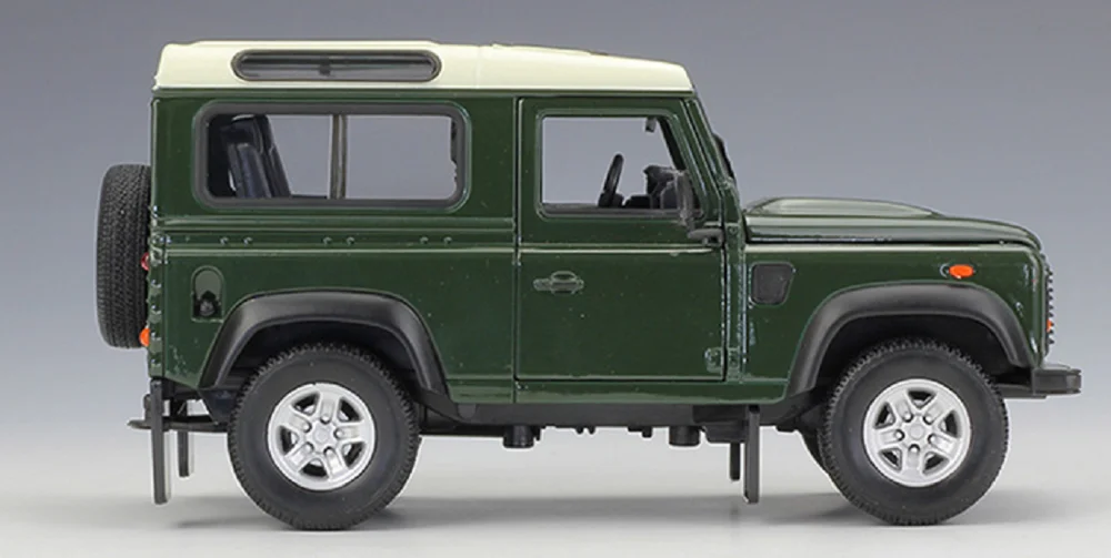 Welly 1:24 Land Rover Defender литая зеленая Автомобильная фара в коробке|Наземный транспорт| |