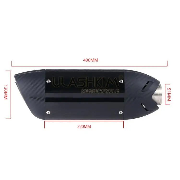 

Motorcycle Full Exhaust System Muffler Escape Slip On For YAMAHA XG250 XT250 Modified Contact Middle Pipe Adapter Connect