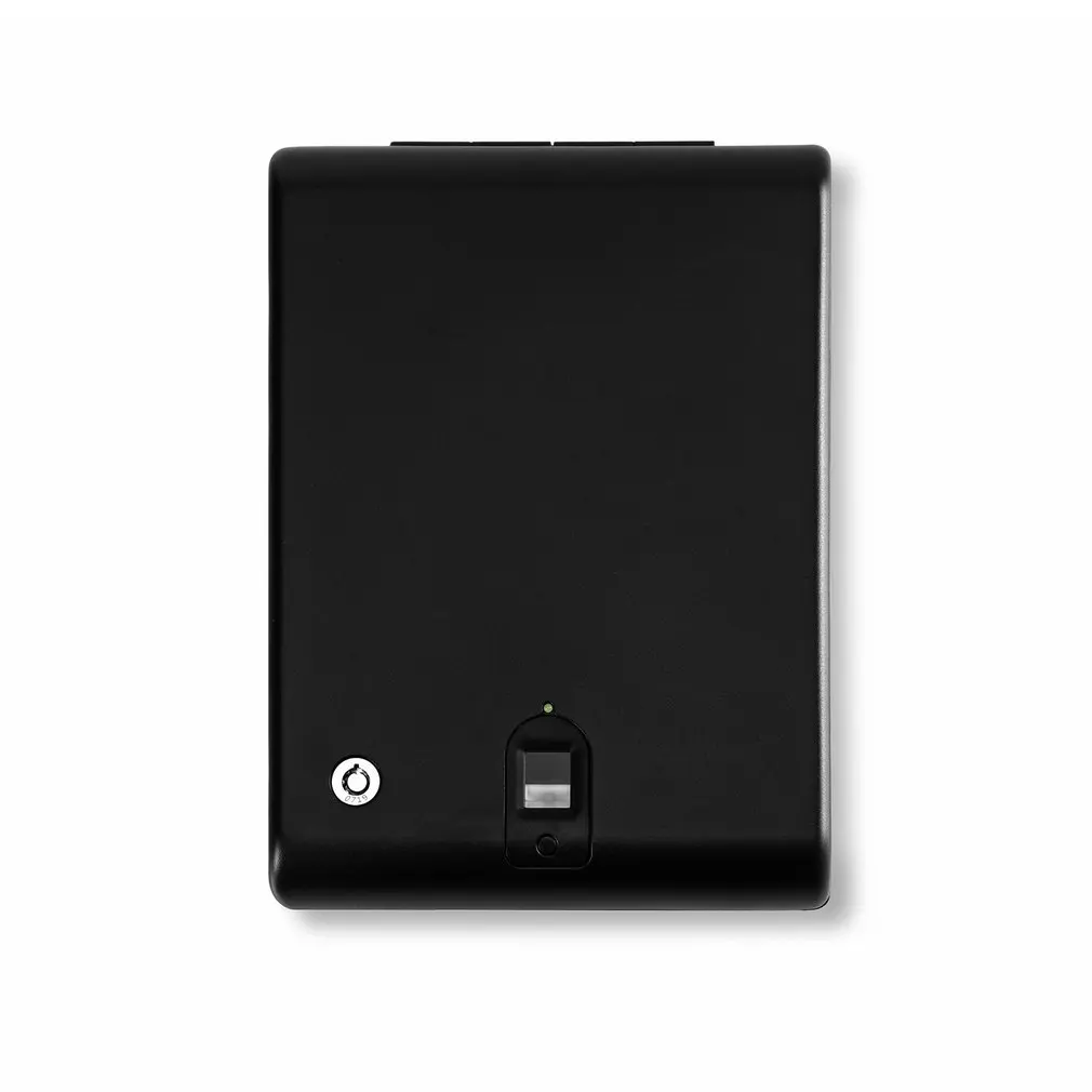 

Fingerprint Safe Box Solid Steel Security Key Gun Valuables Jewelry Box Protable Security Biometric Fingerprint Safes Strongbox
