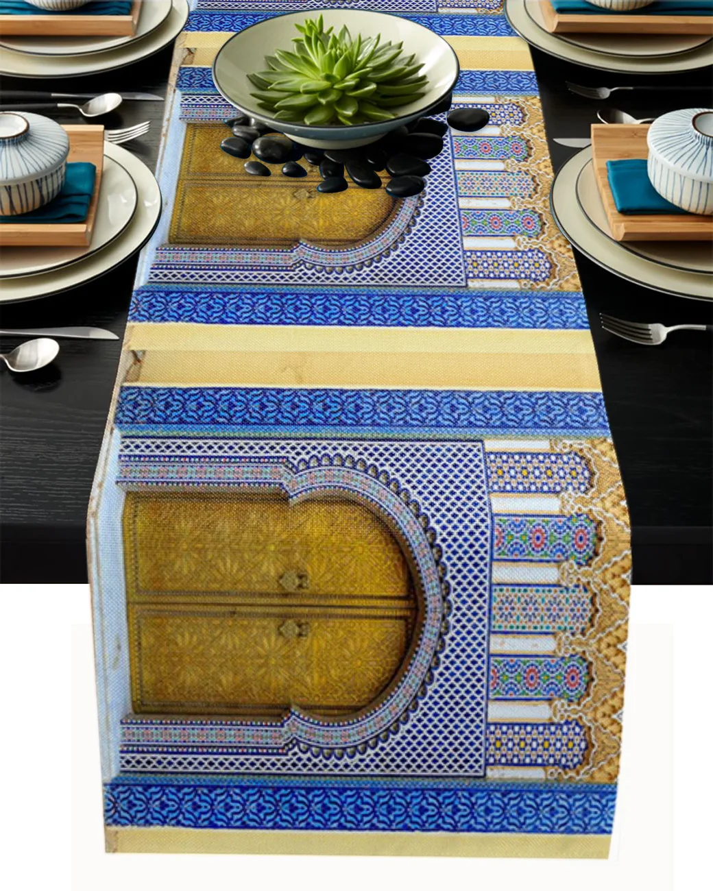 

Palace Gate Table Runner Wedding Table Decoration Dinning Table Runners Placemat Christmas Decor Tablecloth