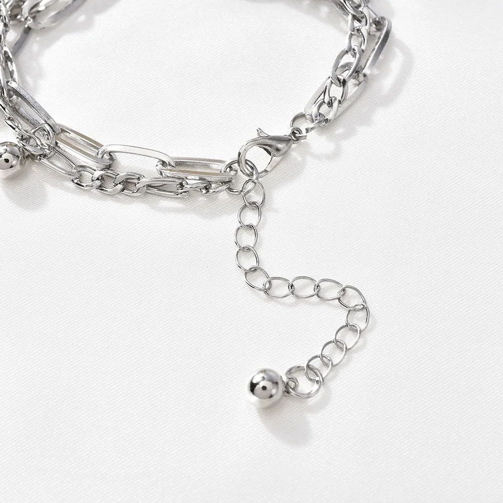 2020 новые модные ювелирные изделия в стиле панк посеребренный браслет с крестом