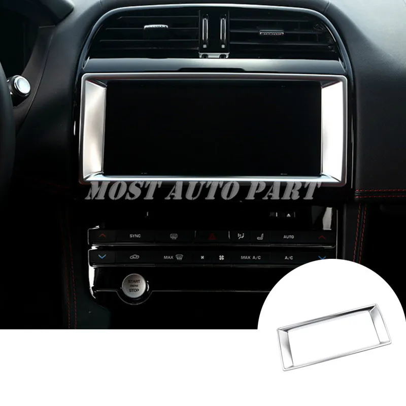 

Inner Console GPS Navigation Frame Cover Trim For Jaguar F-Pace X761 2016-2021 Car accesories interior Car decoration