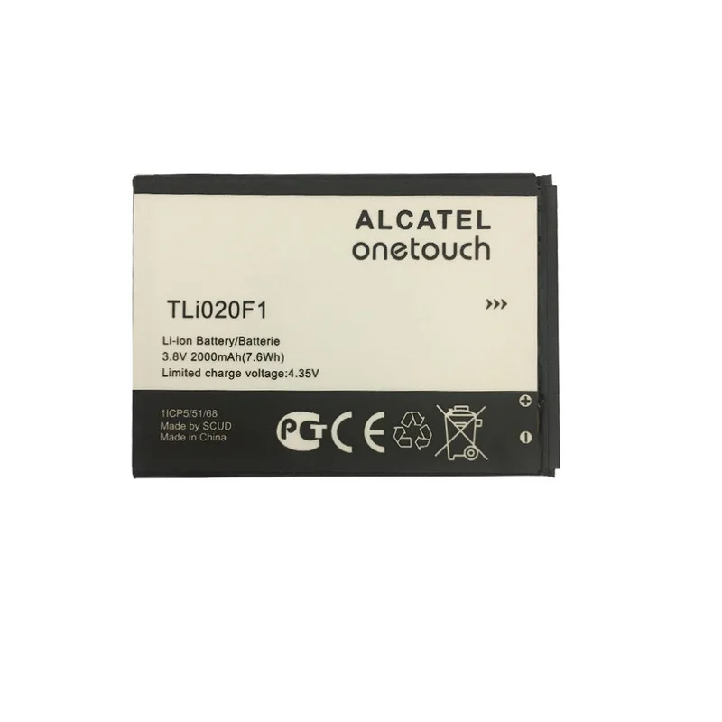 Новый аккумулятор 2000 мАч TLI020F1 для смартфона Alcatel One Touch Pop 2 5042d C7 7040 Φ 5010 5010D OT5010 OT5010D |
