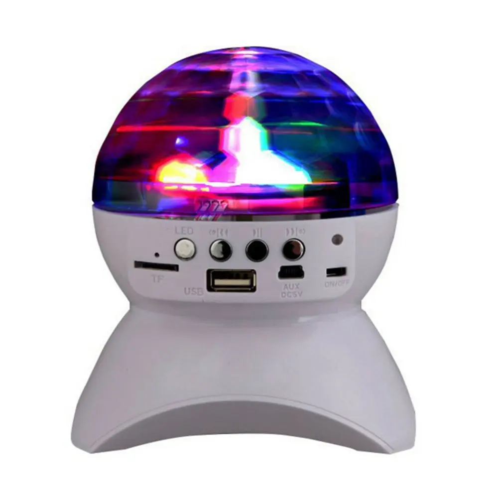 

Wireless Music Speaker Stage Light LED Disco Ball Lights USB Charge BT-compatible Projector Night Lights for KTV Party Wedding