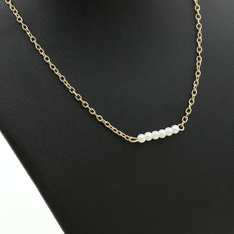 

Pearl Necklace Single Row Short Pearl Necklace