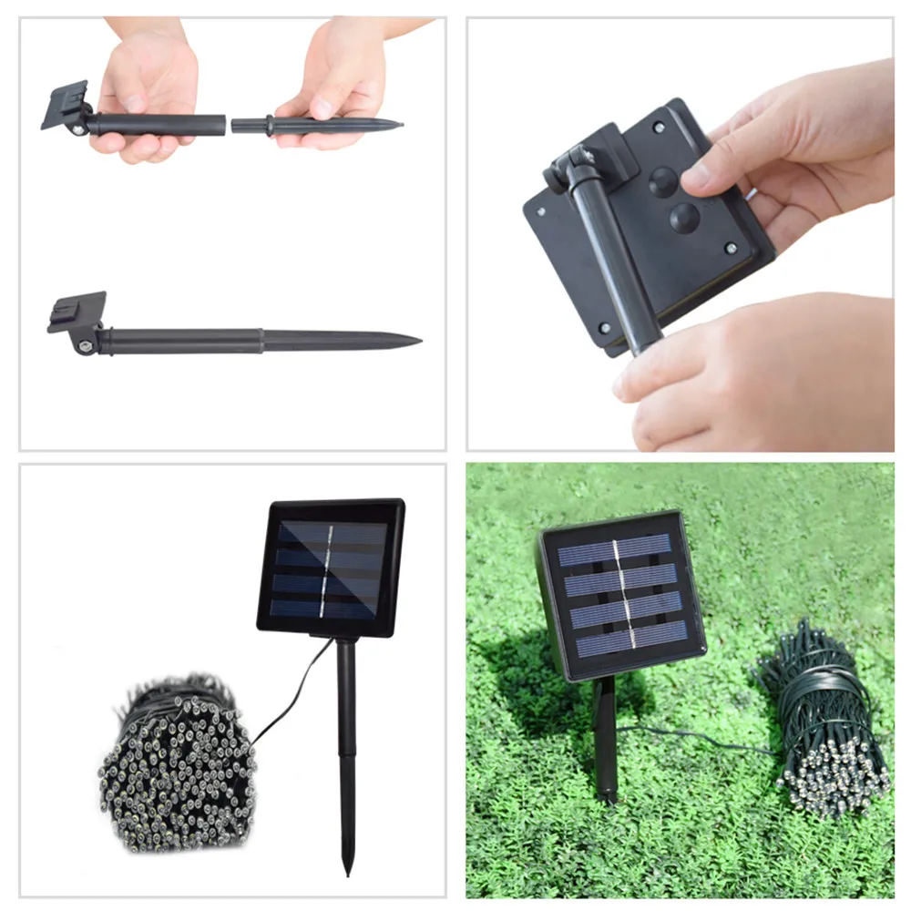 Гирлянды светодиодные светильники лампа с солнечной батареей светодиодная