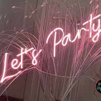 lets party neon signs210 color combination light for partybirthdayweddingbar with remote
