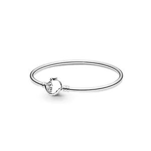 NEW 2021 100% 925 Sterling Silver Spring Cute Animal Moments Bangle Bracelet For DIY Europe Women Original Fashion Jewelry Gift