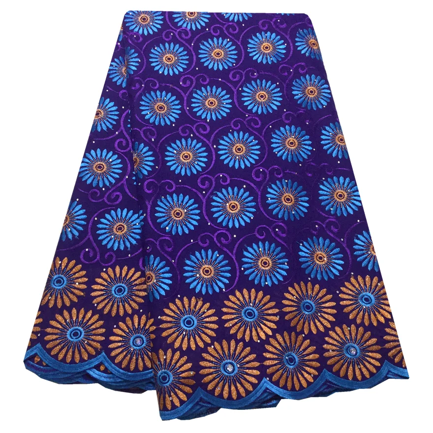 Новое поступление Африканская Хлопковая вуаль кружевная ткань высокое качество