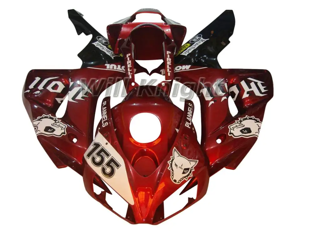 

For Honda CBR1000 RR 2006 2007 Body Fairing Kits ABS Plastic Injection Wine Red Cover