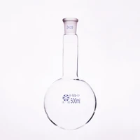 single standard mouth round bottomed flasklong neckcapacity 500ml and joint 2429single long neck round flask