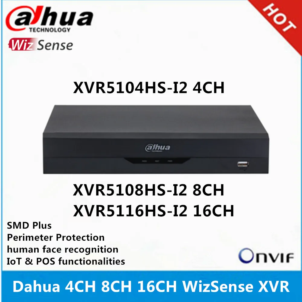 Dahua XVR5104HS I2 4CH & XVR5108HS 8CH XVR5116HS 16CH WizSense XVR максимальная поддержка 6MP ip камеры и 5mp hdcvi