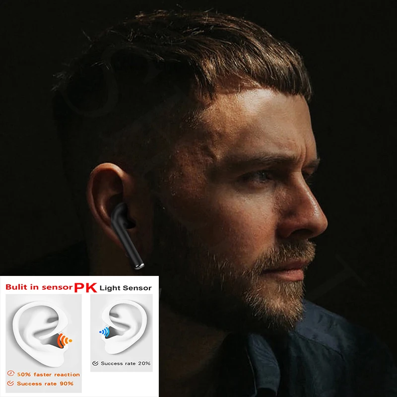 Original I9000 TWS plus Air 2 Size 1:1 1536U Chip Bluetooth Earphone support ios13 pk i10000 i2000 i1000 i800 i500 i200 i12 TWS