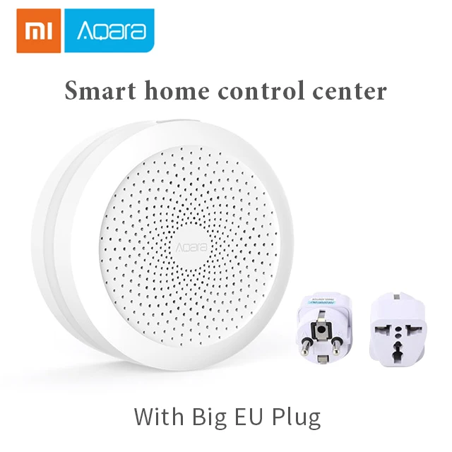 Aqara Hub EU Xiao mi Aqara умная камера G2 шлюз версия беспроводной настенный выключатель Умный дом настенная розетка mi датчик двери окна датчик человеческого тела - Цвет: Aqara Hub EU