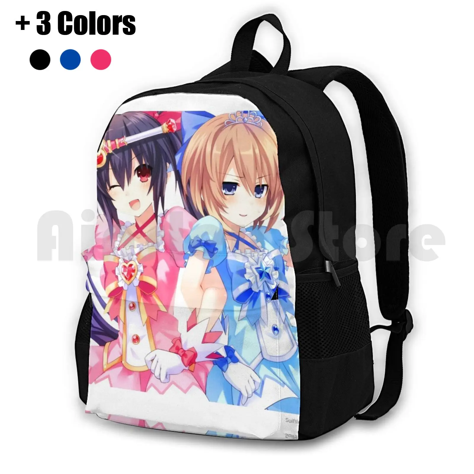 

Magical Noirina And Outdoor Hiking Backpack Waterproof Camping Travel Magical Noirina Noire Blanc Hyperdimension Neptunia Nep
