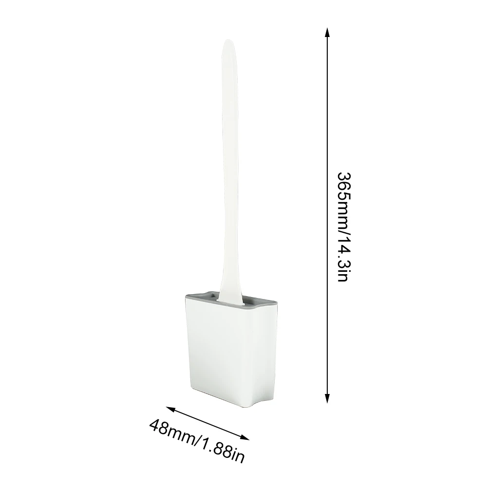 

Toilet Brush Cleaner Household Bathroom Cleaning Tool With Cover Wall Mounted Toilet Cleaning Brush 360-degree In-depth Cleaning