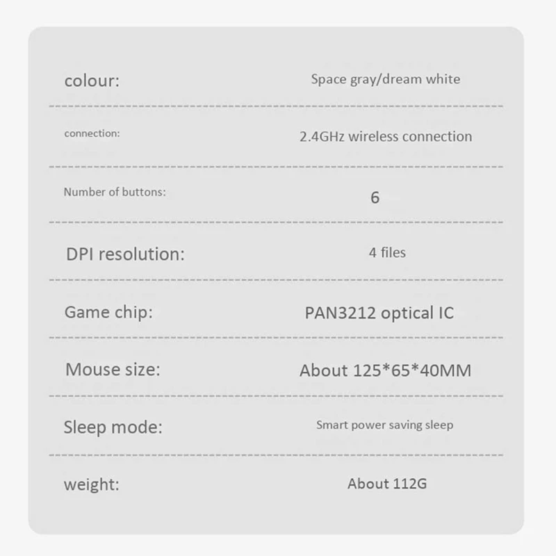 

2.4G Wireless Mouse USB Optical Mouse for PC Laptop Desktop Wireless Mouse for Mechanical Gaming