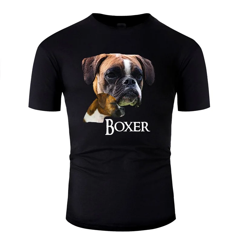 Дизайнерские боксерские сторожевые собачьи виды спорта футболка для мужчин с