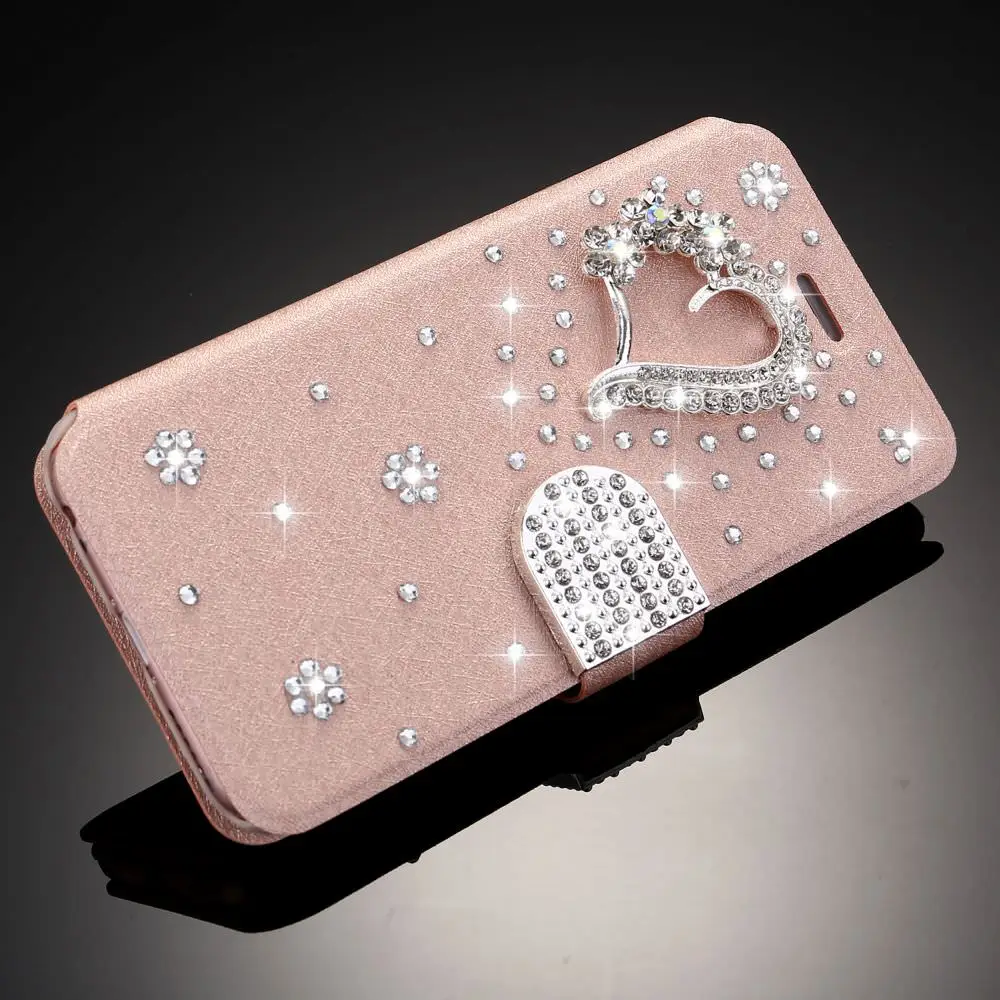 LAPOPNUT Бабочка Bling Heart кошелек флип чехол для Samsung Galaxy A8 2018 A7 A6 A5 A3 J4 Plus J6 J5 J3 блестящий