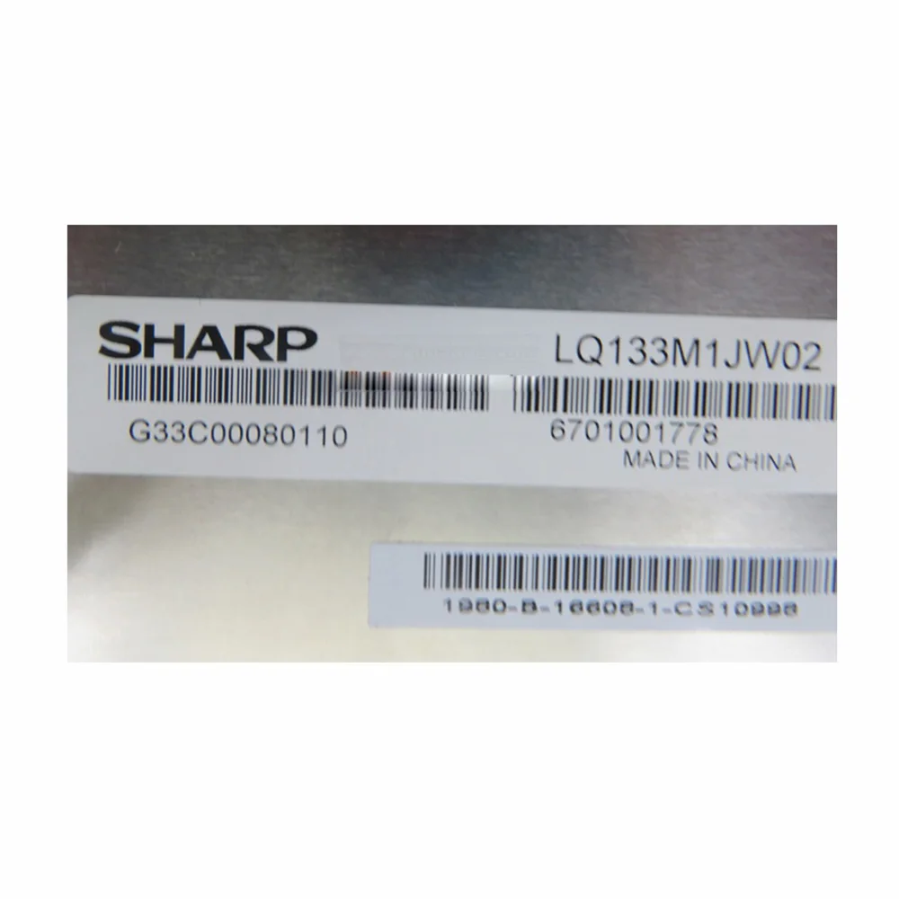 LQ133M1JW02 для Sharp бренд 100% sRGB цвет FHD IPS 30 контактов монитор соотношение 1000:1 матовый ЖК
