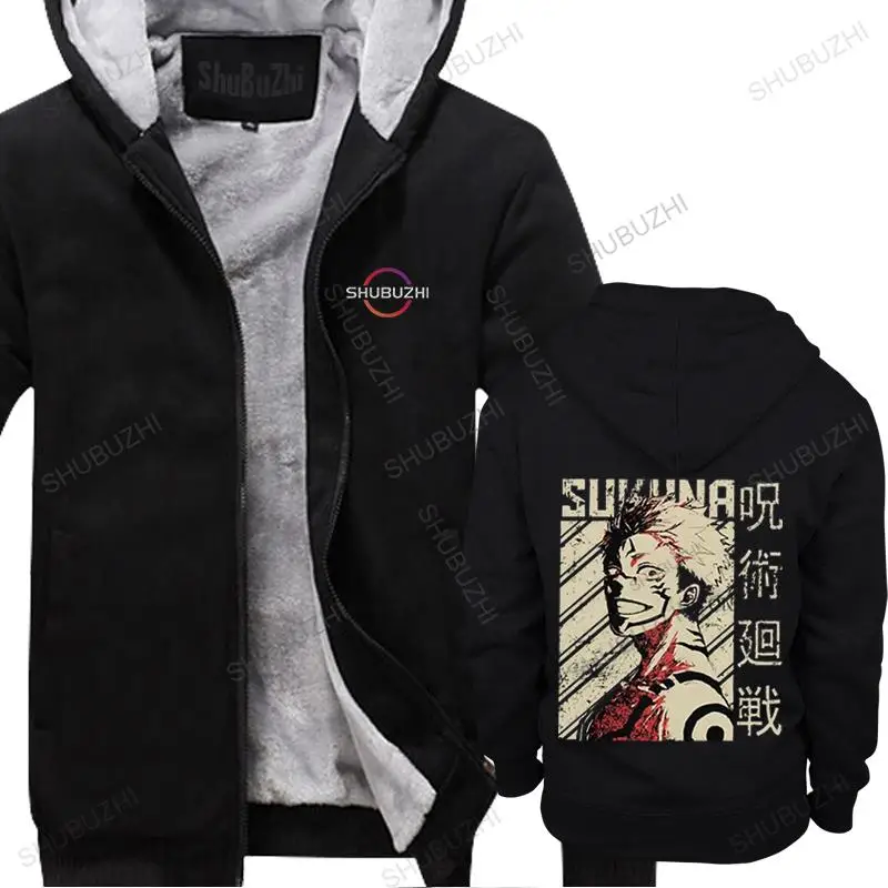 

Urban Jujutsu Kaisen hoodies Men fall Japanese Anime Manga winter Ryomen Sukuna thick Pure Cotton fleece Tops Merch Gift