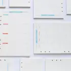 Дневник 2022 года, A5, A6, сменная папка на внутреннюю страницу для дележенедельныхежемесячныхсетчатых дел, школьные канцелярские принадлежности