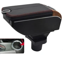 For mini Countryman R60 F60 Armrest Box Double doors open 7USB interface Centre Console Storage Box Arm Rest Car accessories