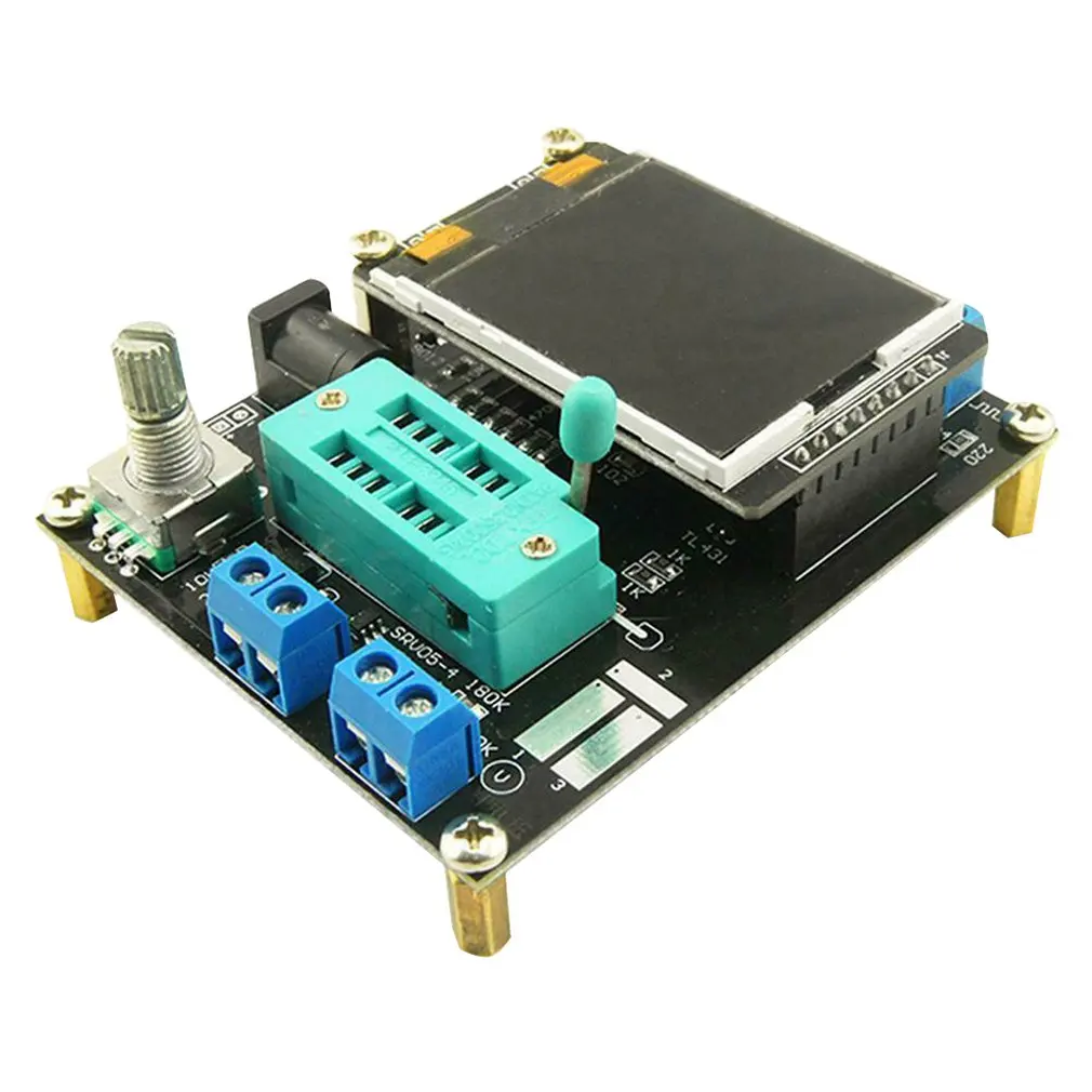 GM328A Транзистор тестер Диодная емкость ESR напряжение частотомер ШИМ квадратный