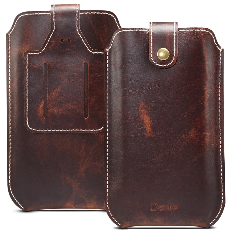 

Универсальный тонкий Чехол-сумочка из натуральной кожи в стиле ретро для iPhone XS Max, поясная сумка, чехол, кошелек, сумка для телефона, чехол дл...