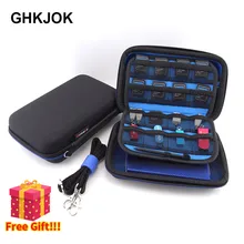 Original 2.5 inch SSD HDD Hard Drive Bag Earphone Cable USB Flash Drive Travel Case Digital Bag For Nintendo New 3DS XL/3DS Case