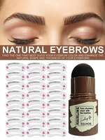 new brow stamp shaping kit professional eyebrow stamp shaping makeup set with 24 reusable eyebrow stencils cost effective