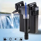 220-240V повесить на спине фильтр aquarum фильтр 3 в 1 фильтр для аквариума настенный водопад фильтр Электрический внешний фильтр