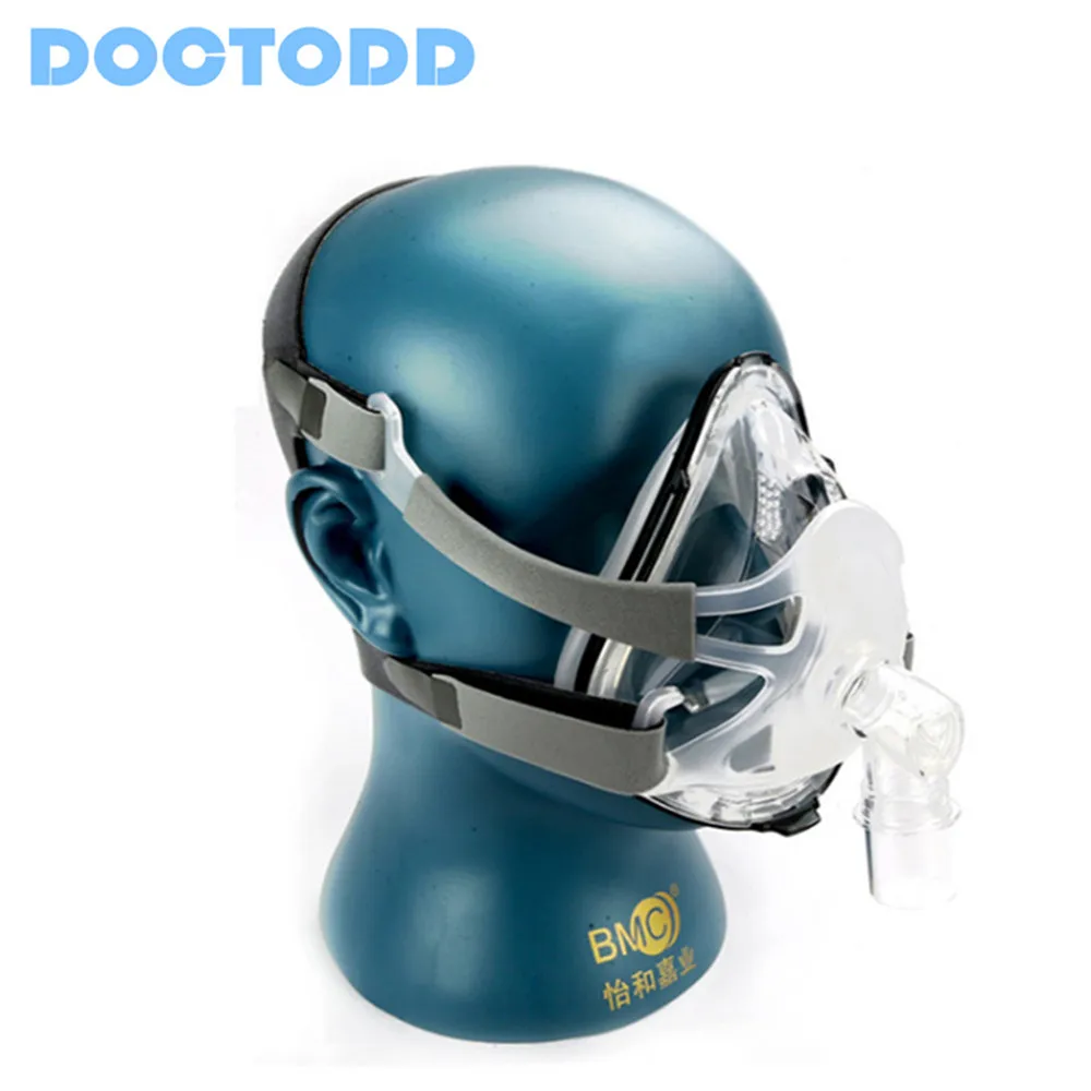DOCTOD F1A полная маска для лица CPAP Bipap машина ХОБЛ храп сна терапия Размер SML